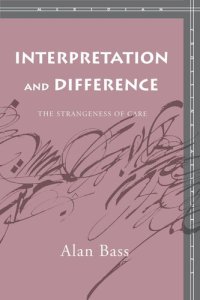 cover of the book Interpretation and Difference: The Strangeness of Care