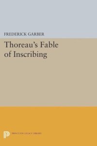 cover of the book Thoreau's Fable of Inscribing