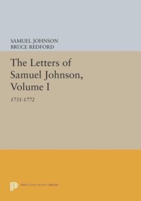 cover of the book The Letters of Samuel Johnson, Volume I: 1731-1772