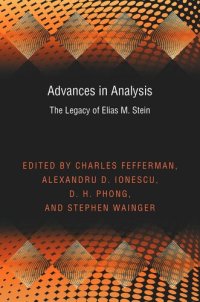 cover of the book Advances in Analysis: The Legacy of Elias M. Stein (PMS-50)