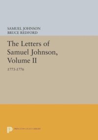 cover of the book The Letters of Samuel Johnson, Volume II: 1773-1776