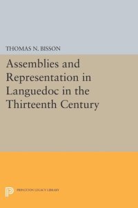 cover of the book Assemblies and Representation in Languedoc in the Thirteenth Century