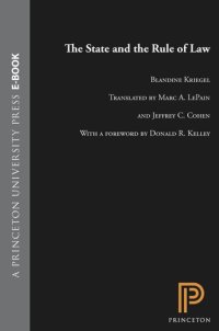 cover of the book The State and the Rule of Law