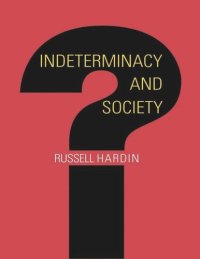 cover of the book Indeterminacy and Society