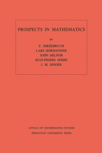 cover of the book Prospects in Mathematics. (AM-70), Volume 70