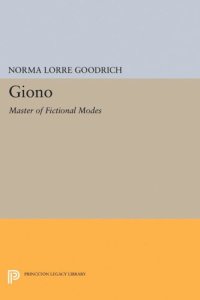 cover of the book Giono: Master of Fictional Modes