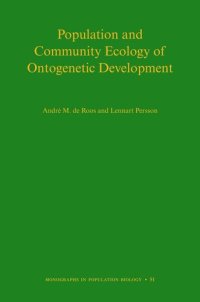 cover of the book Population and Community Ecology of Ontogenetic Development