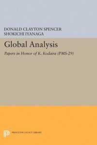 cover of the book Global Analysis: Papers in Honor of K. Kodaira (PMS-29)