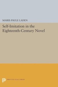 cover of the book Self-Imitation in the Eighteenth-Century Novel