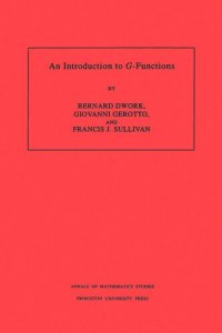 cover of the book An Introduction to G-Functions. (AM-133), Volume 133