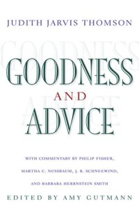 cover of the book Goodness and Advice