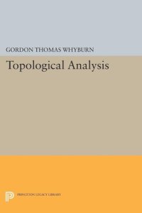 cover of the book Topological Analysis