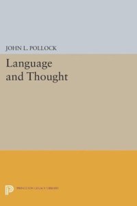 cover of the book Language and Thought