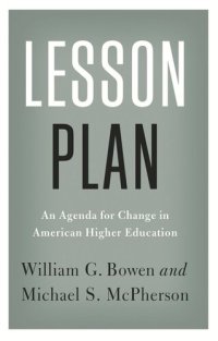 cover of the book Lesson Plan: An Agenda for Change in American Higher Education