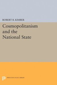 cover of the book Cosmopolitanism and the National State