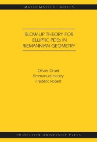 cover of the book Blow-up Theory for Elliptic PDEs in Riemannian Geometry (MN-45)