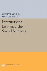 cover of the book International Law and the Social Sciences