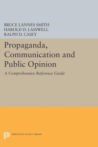 cover of the book Propaganda, Communication and Public Opinion