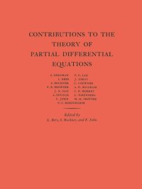 cover of the book Contributions to the Theory of Partial Differential Equations. (AM-33), Volume 33