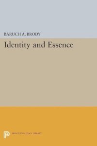 cover of the book Identity and Essence