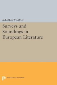 cover of the book Surveys and Soundings in European Literature