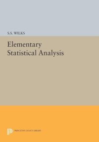 cover of the book Elementary Statistical Analysis