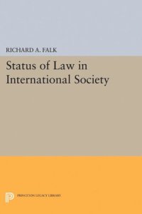 cover of the book Status of Law in International Society