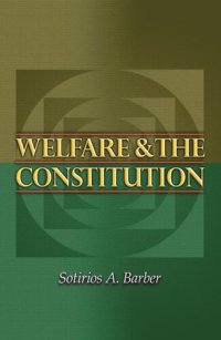 cover of the book Welfare and the Constitution