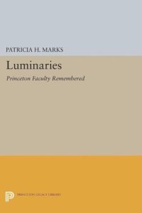 cover of the book Luminaries: Princeton Faculty Remembered