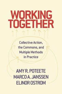 cover of the book Working Together: Collective Action, the Commons, and Multiple Methods in Practice