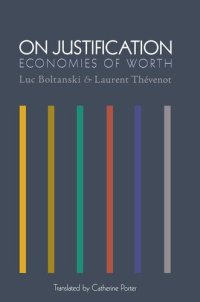 cover of the book On Justification: Economies of Worth