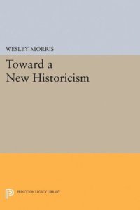 cover of the book Toward a New Historicism