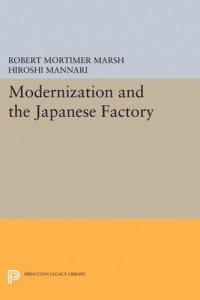 cover of the book Modernization and the Japanese Factory