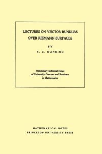 cover of the book Lectures on Vector Bundles over Riemann Surfaces. (MN-6), Volume 6