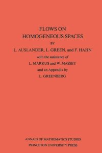 cover of the book Flows on Homogeneous Spaces. (AM-53), Volume 53