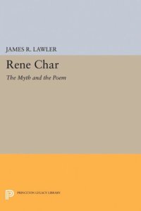 cover of the book Rene Char: The Myth and the Poem