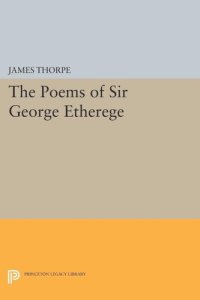 cover of the book The Poems of Sir George Etherege