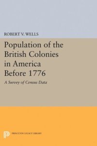 cover of the book Population of the British Colonies in America Before 1776: A Survey of Census Data