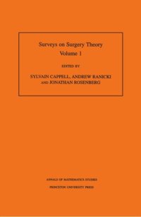 cover of the book Surveys on Surgery Theory (AM-145), Volume 1: Papers Dedicated to C. T. C. Wall. (AM-145)