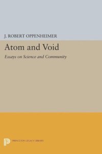 cover of the book Atom and Void: Essays on Science and Community