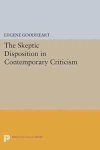 cover of the book The Skeptic Disposition In Contemporary Criticism