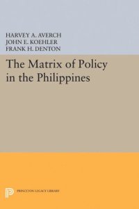 cover of the book The Matrix of Policy in the Philippines