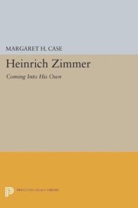 cover of the book Heinrich Zimmer: Coming into His Own