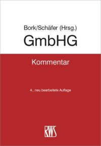 cover of the book GmbHG: Kommentar