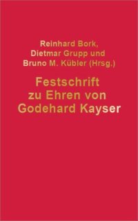 cover of the book Festschrift für Godehard Kayser