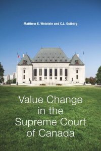 cover of the book Value Change in the Supreme Court of Canada