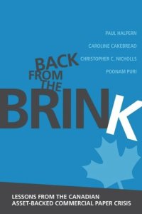 cover of the book Back from the Brink: Lessons from the Canadian Asset-Backed Commercial Paper Crisis