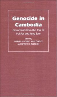 cover of the book Genocide in Cambodia: Documents from the Trial of Pol Pot and Ieng Sary