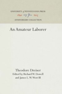 cover of the book An Amateur Laborer