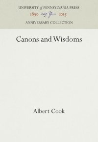 cover of the book Canons and Wisdoms